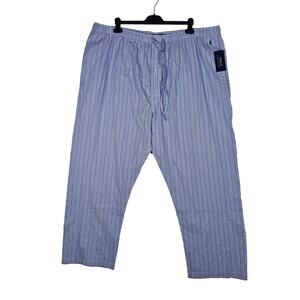 Polo Ralph Lauren Men's Size 3XL 3XT Blue Striped Lounge Pajama Pants Sleepwear